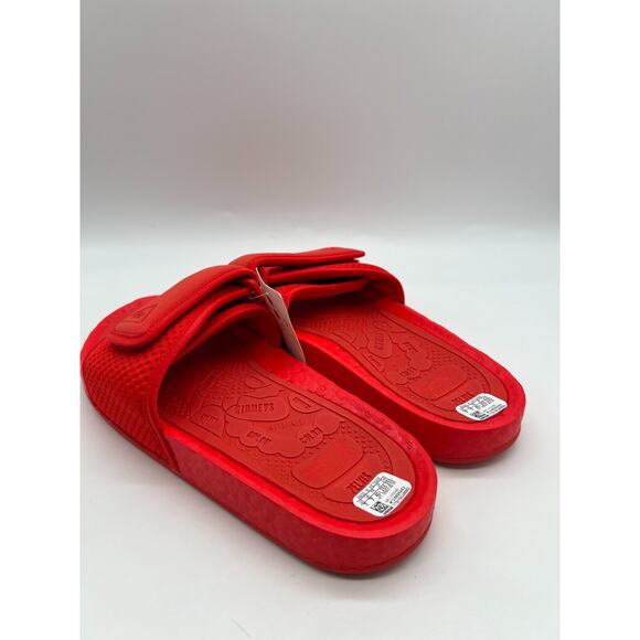 adidas Boost Slide Pharrell Active Red FY6140 Men's Size 7 New. - Picture 8 of 12